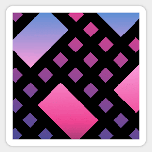 Abstract Square Pattern Magnet